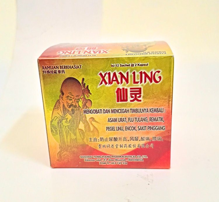 Xian Ling Capsule Traditional Chinese 100% original For Rheumatic Gout MuscleUric Acid